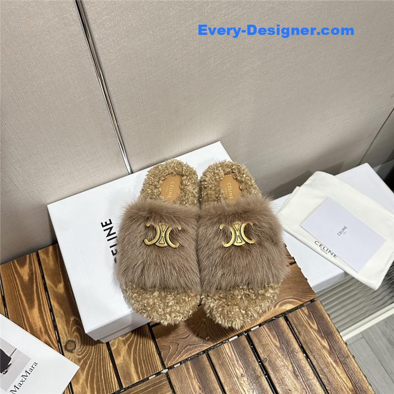 Ce1i*e new autumn and winter wool slippers