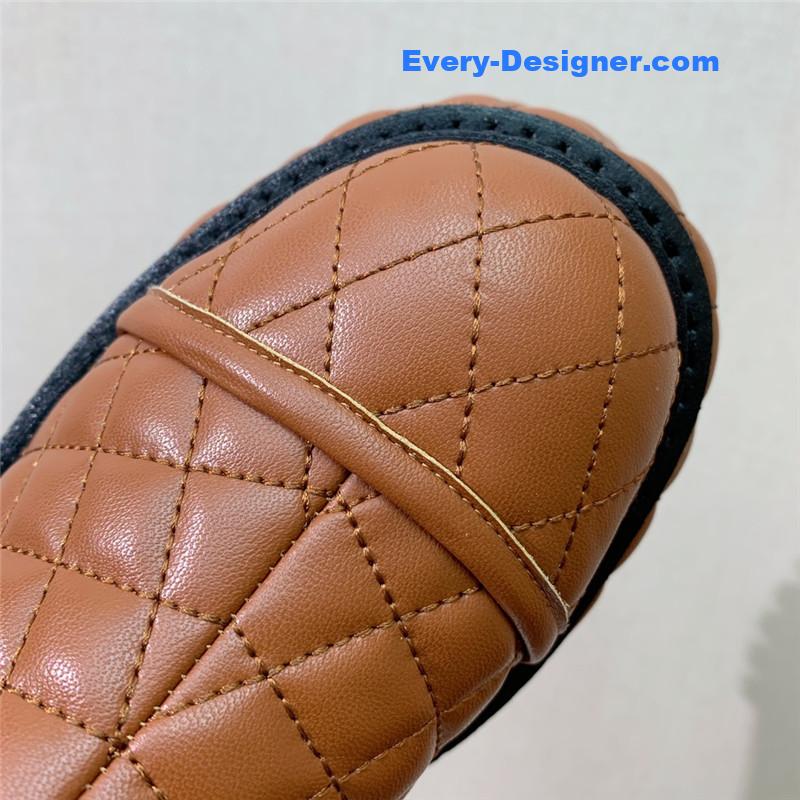 Balmain electro-embroidered leather platform boots