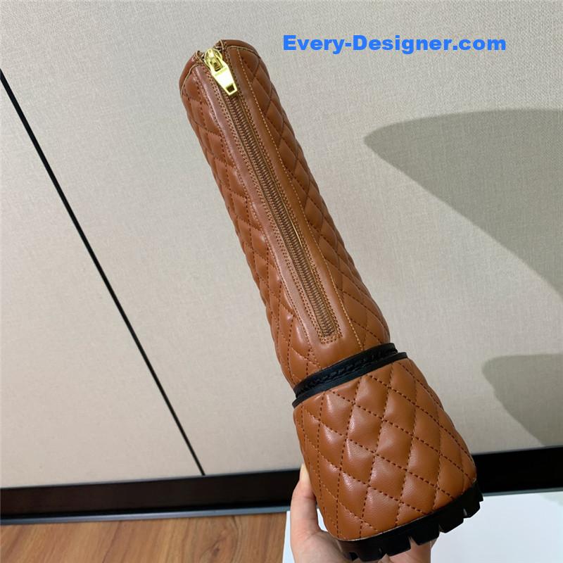 Balmain electro-embroidered leather platform boots