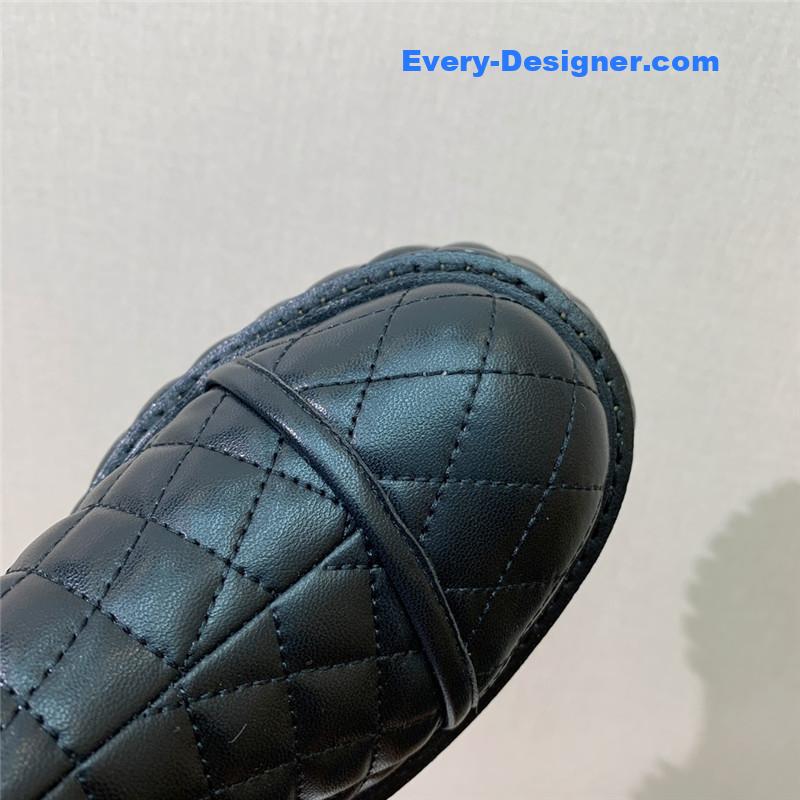 Balmain electro-embroidered leather platform boots