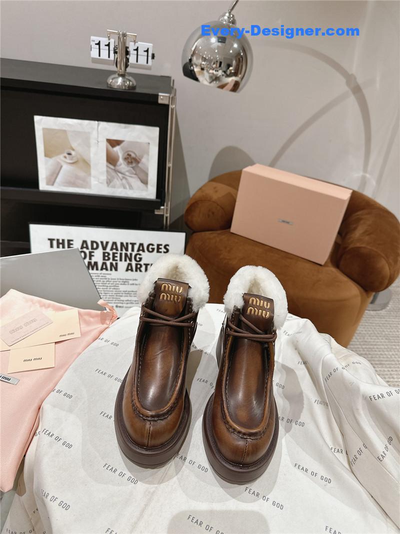 miumiu wool ankle boots