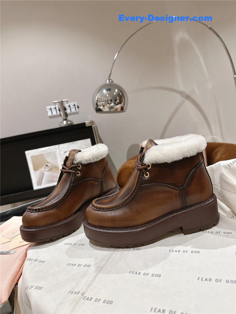 miumiu wool ankle boots