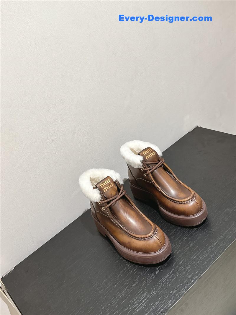 miumiu wool ankle boots