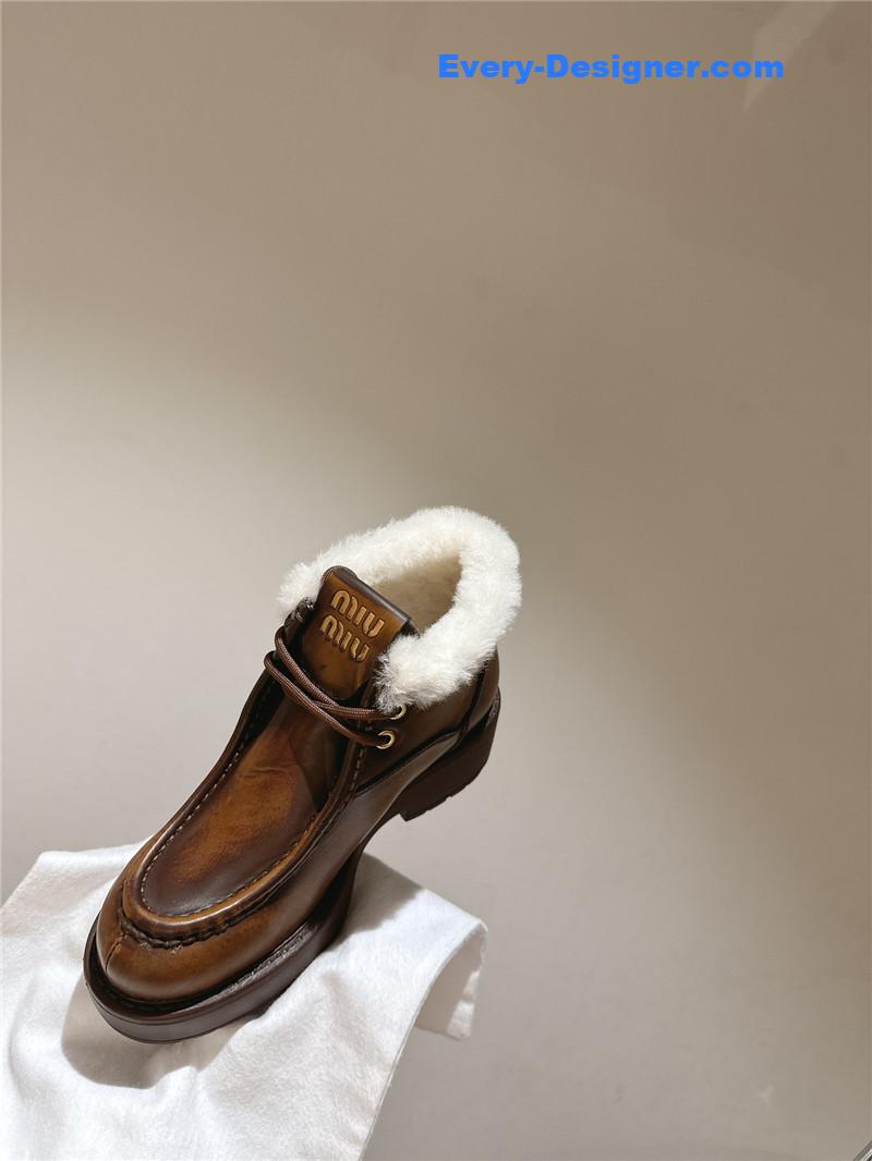 miumiu wool ankle boots