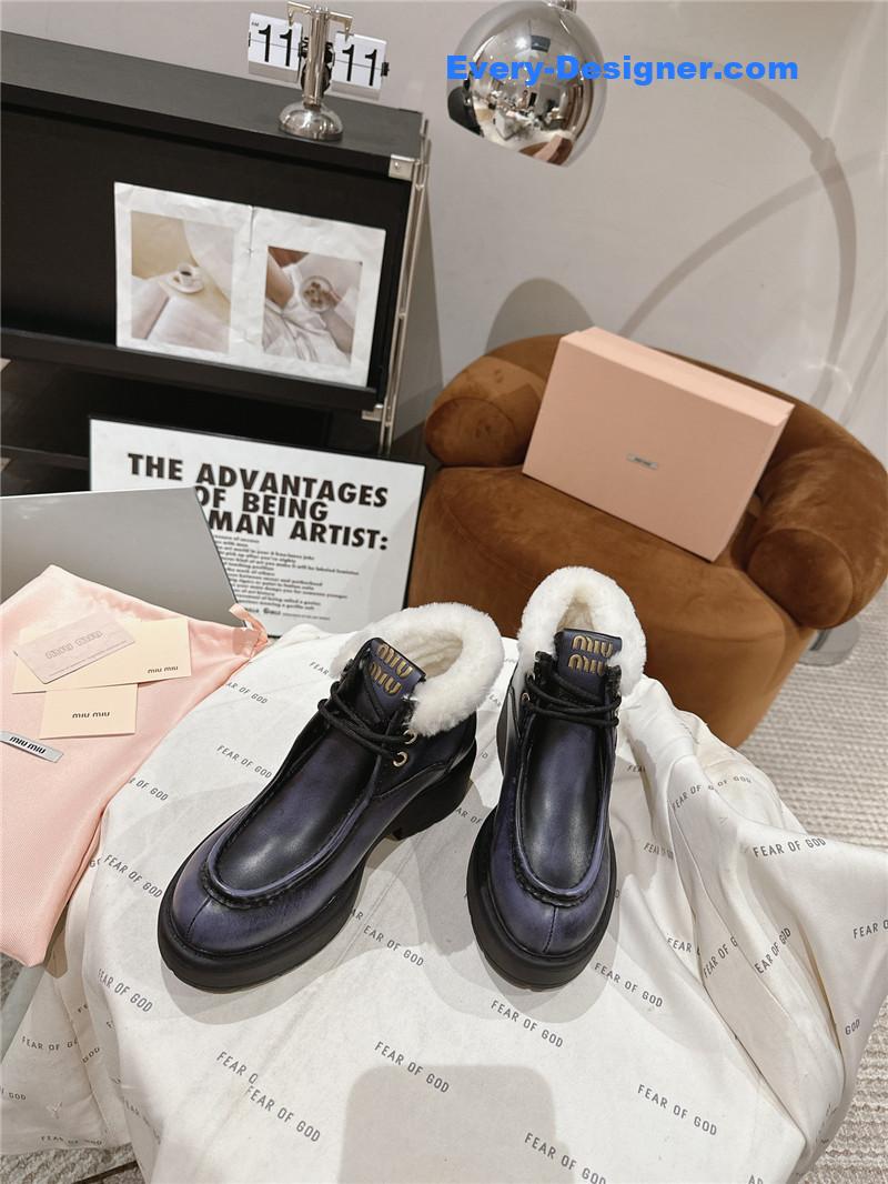 miumiu wool ankle boots