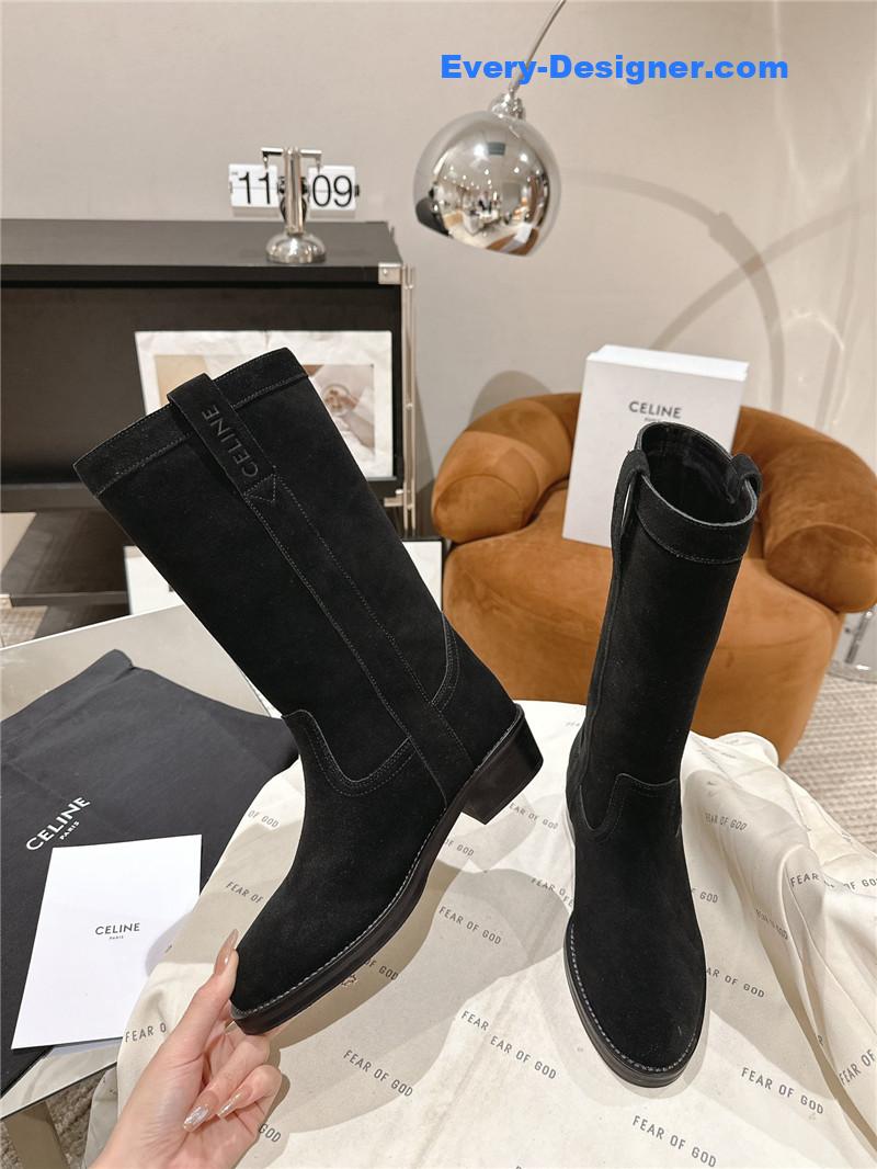 Ce1i*e british early autumn short boots