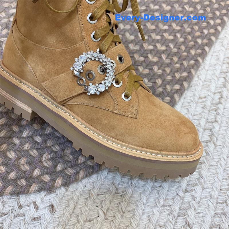 J1m*y Ch00 classic logo military boots
