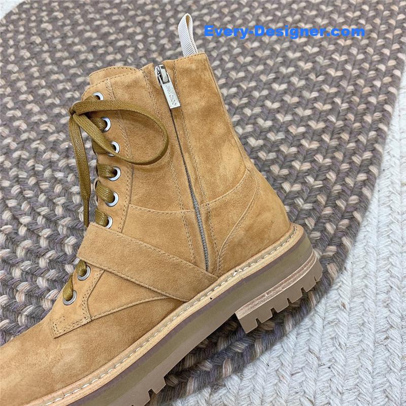 J1m*y Ch00 classic logo military boots