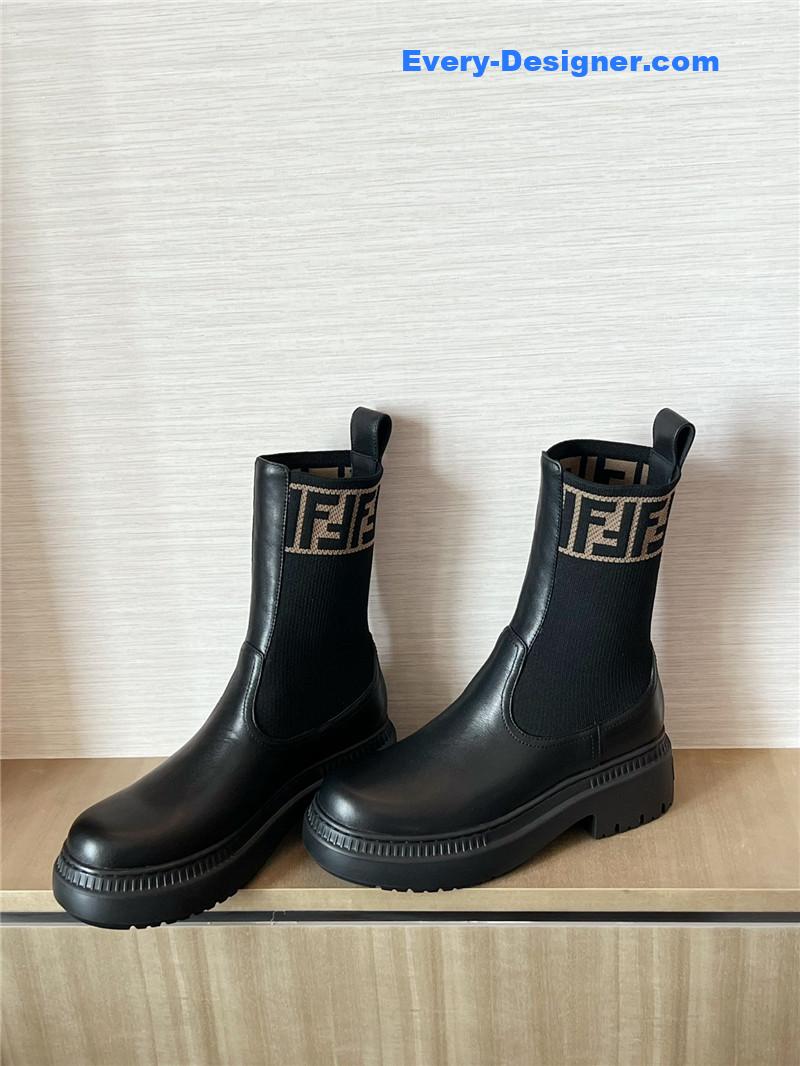 F**di new domino motorcycle boots