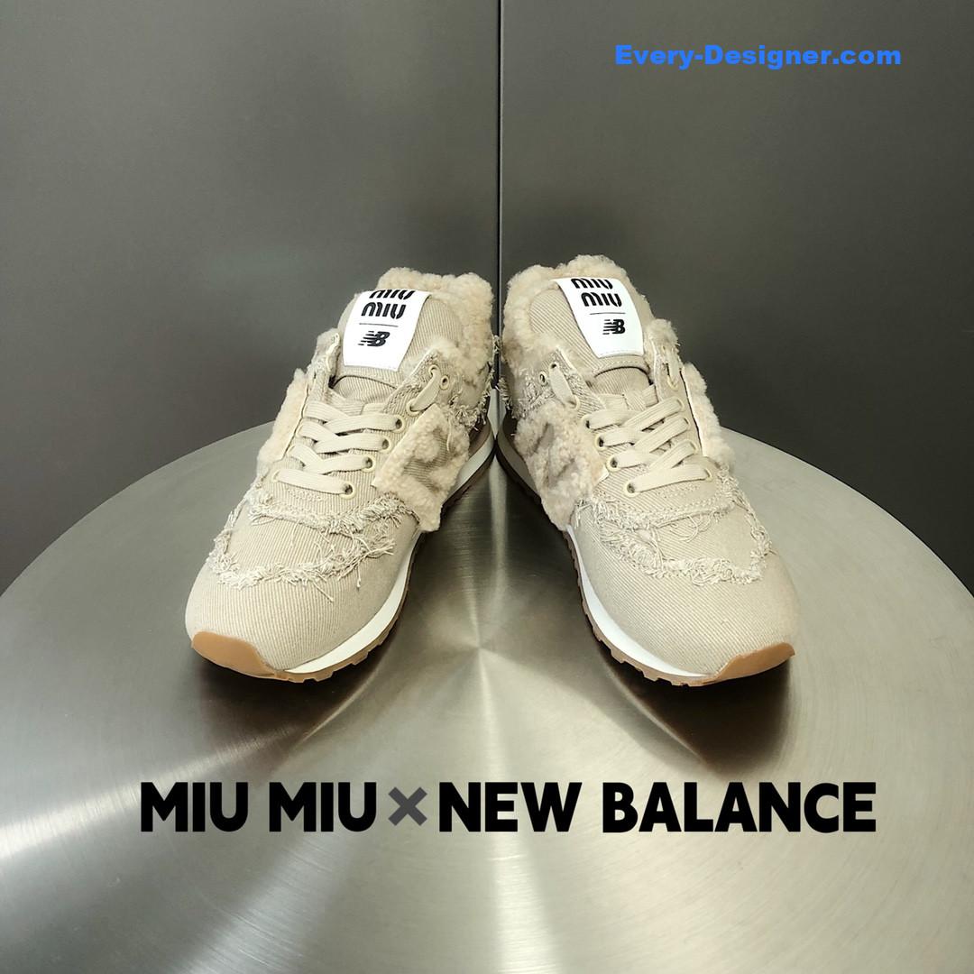 M1um1u new balance 574 joint sneakers