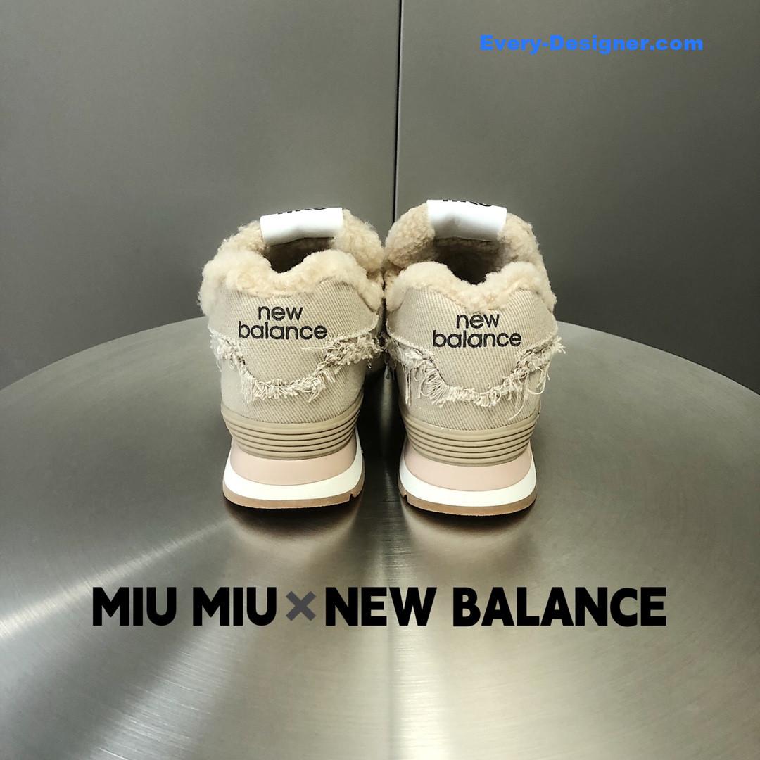 M1um1u new balance 574 joint sneakers