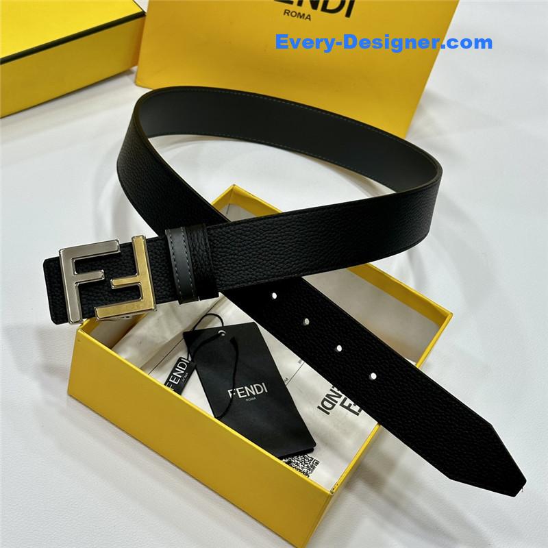fendi double F electroplated buckle