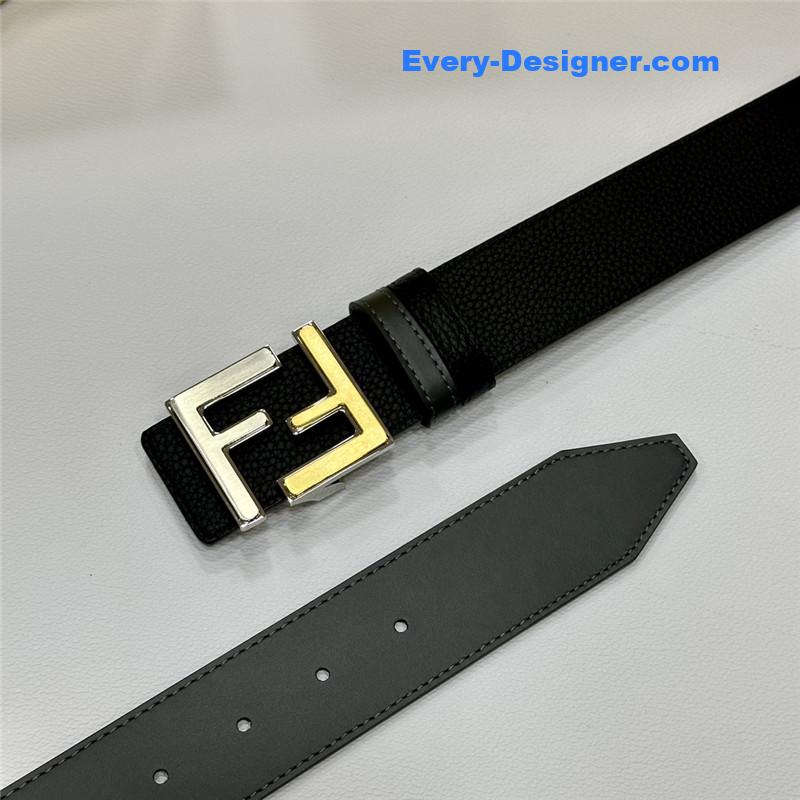 fendi double F electroplated buckle