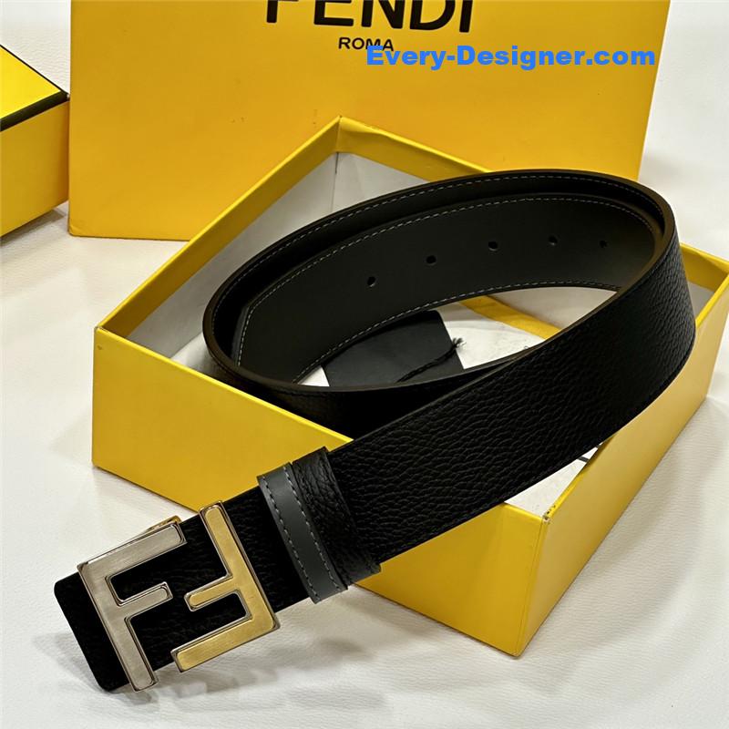 fendi double F electroplated buckle