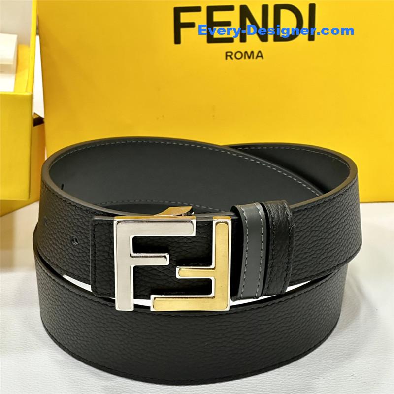 fendi double F electroplated buckle