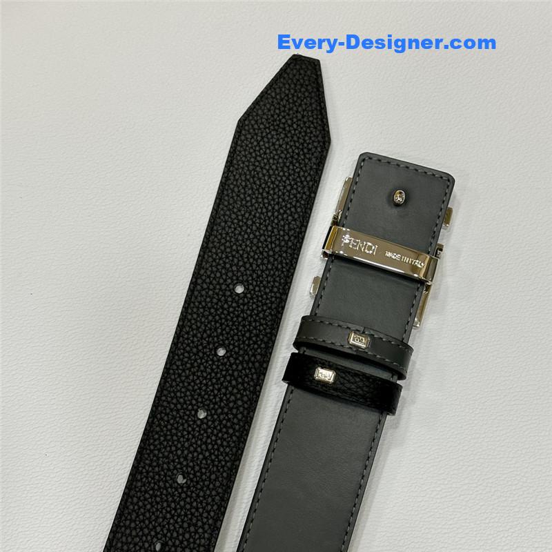 fendi double F electroplated buckle