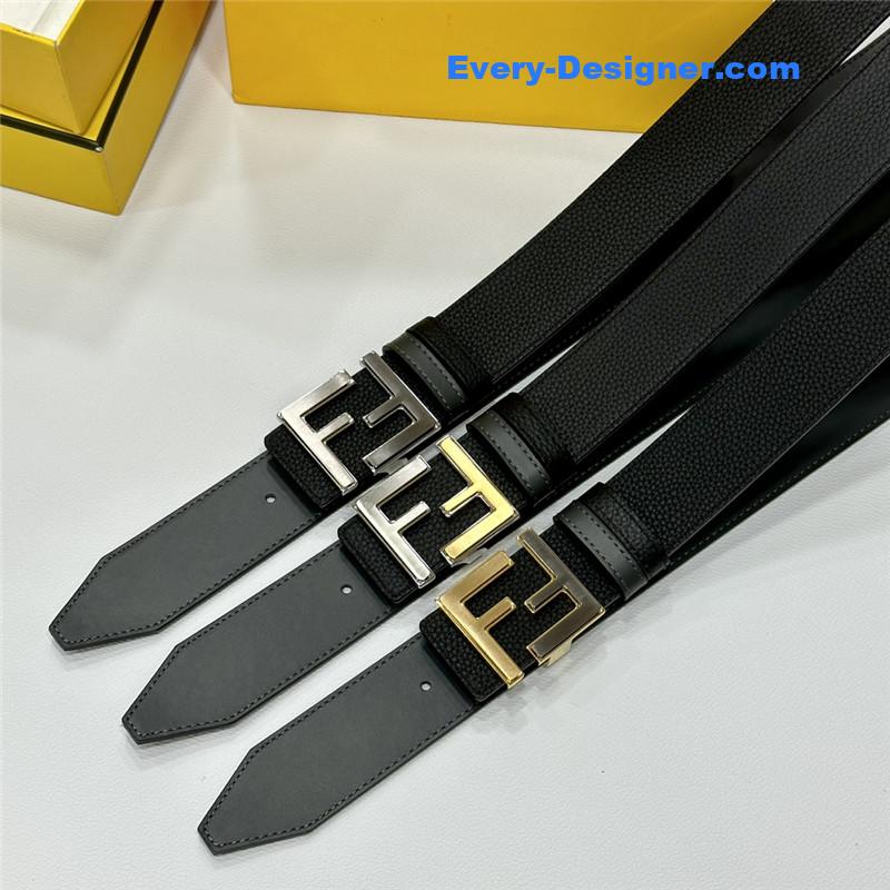 fendi double F electroplated buckle