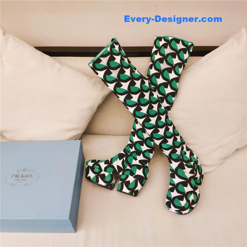 Pra*a catwalk high imitation platform boots