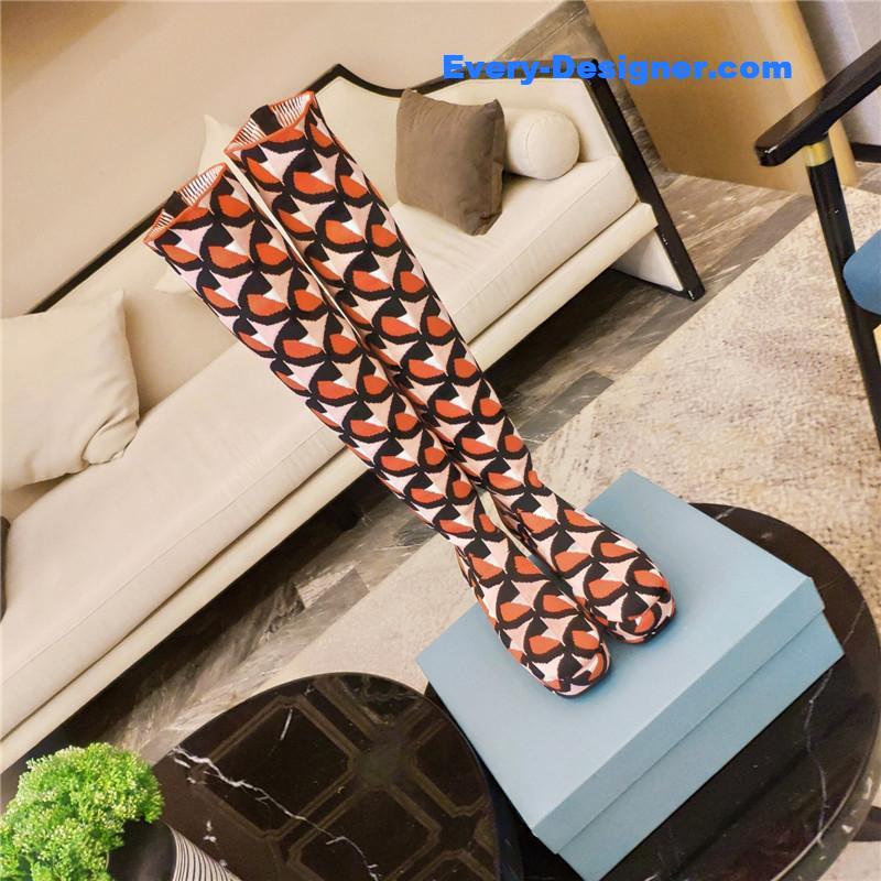 Pra*a catwalk high imitation platform boots