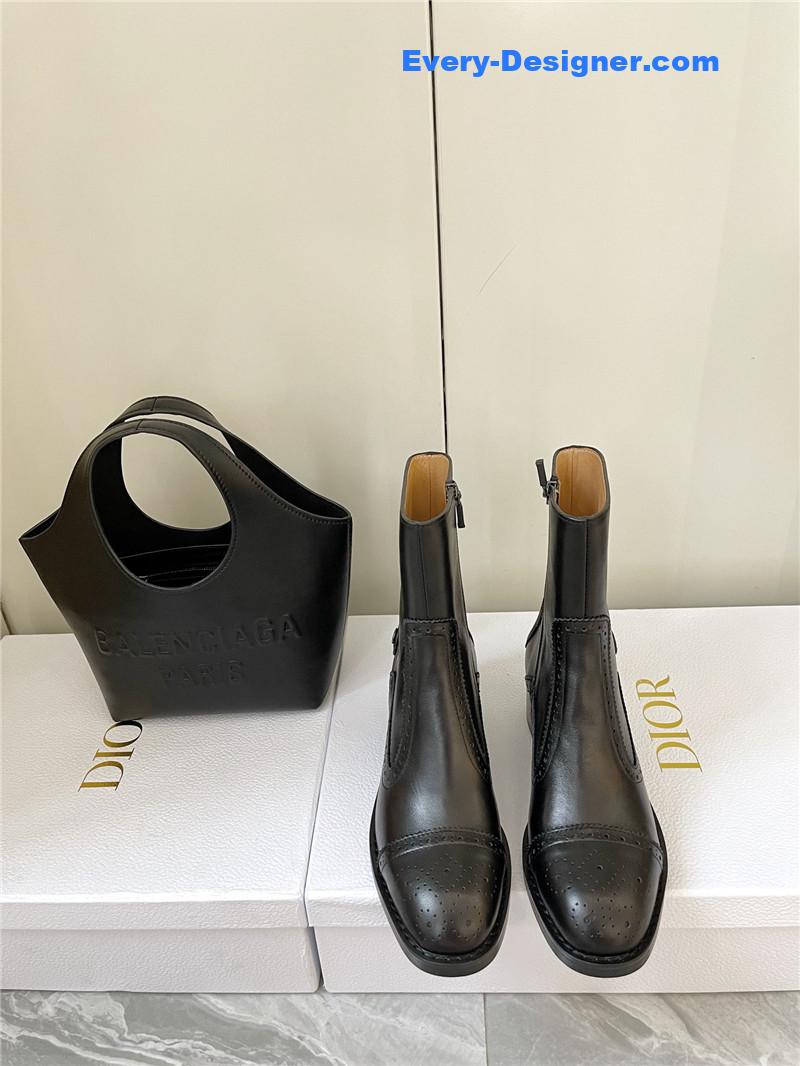 D10r retro british style brogue short boots