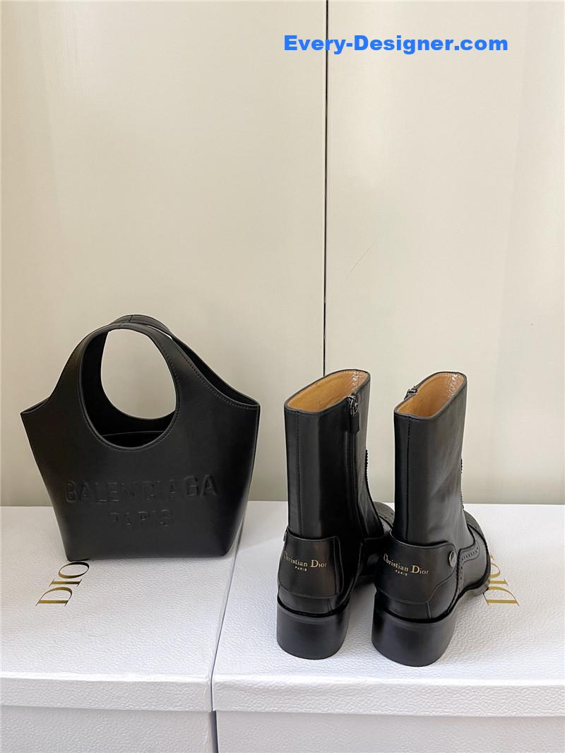 D10r retro british style brogue short boots