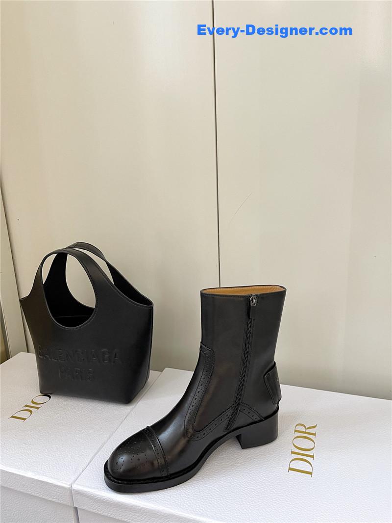 D10r retro british style brogue short boots