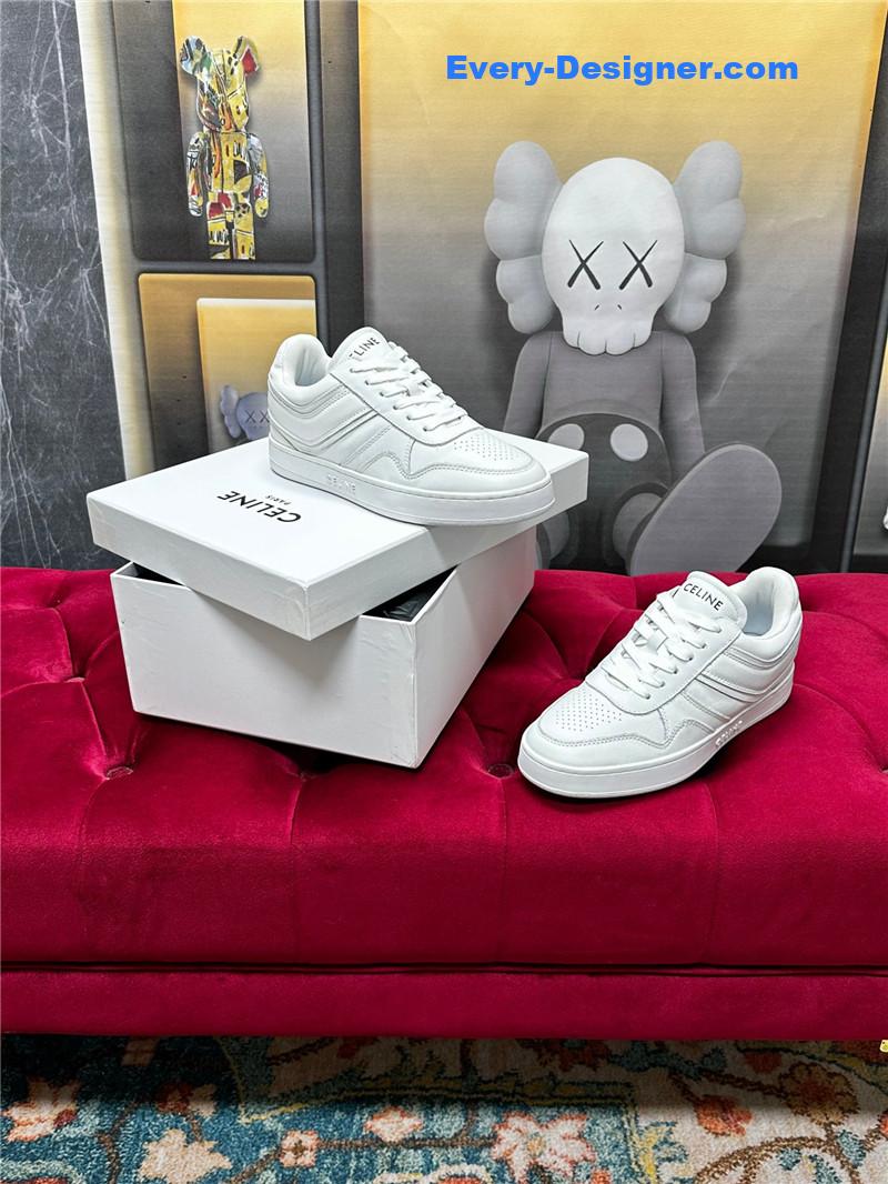 celine new color matching sneakers white shoes