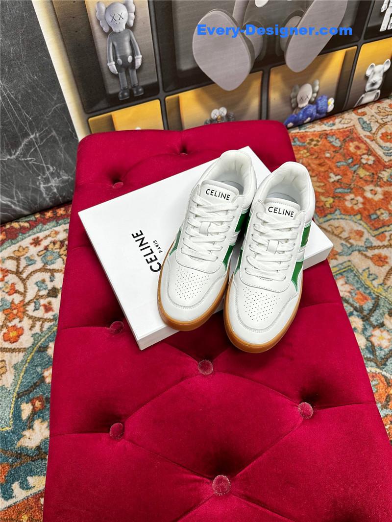 Ce1i*e new color matching sneakers white shoes