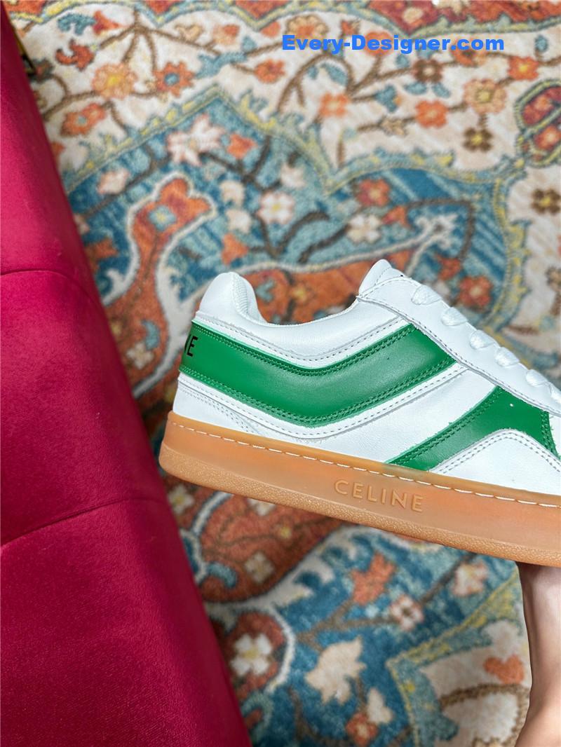 Ce1i*e new color matching sneakers white shoes