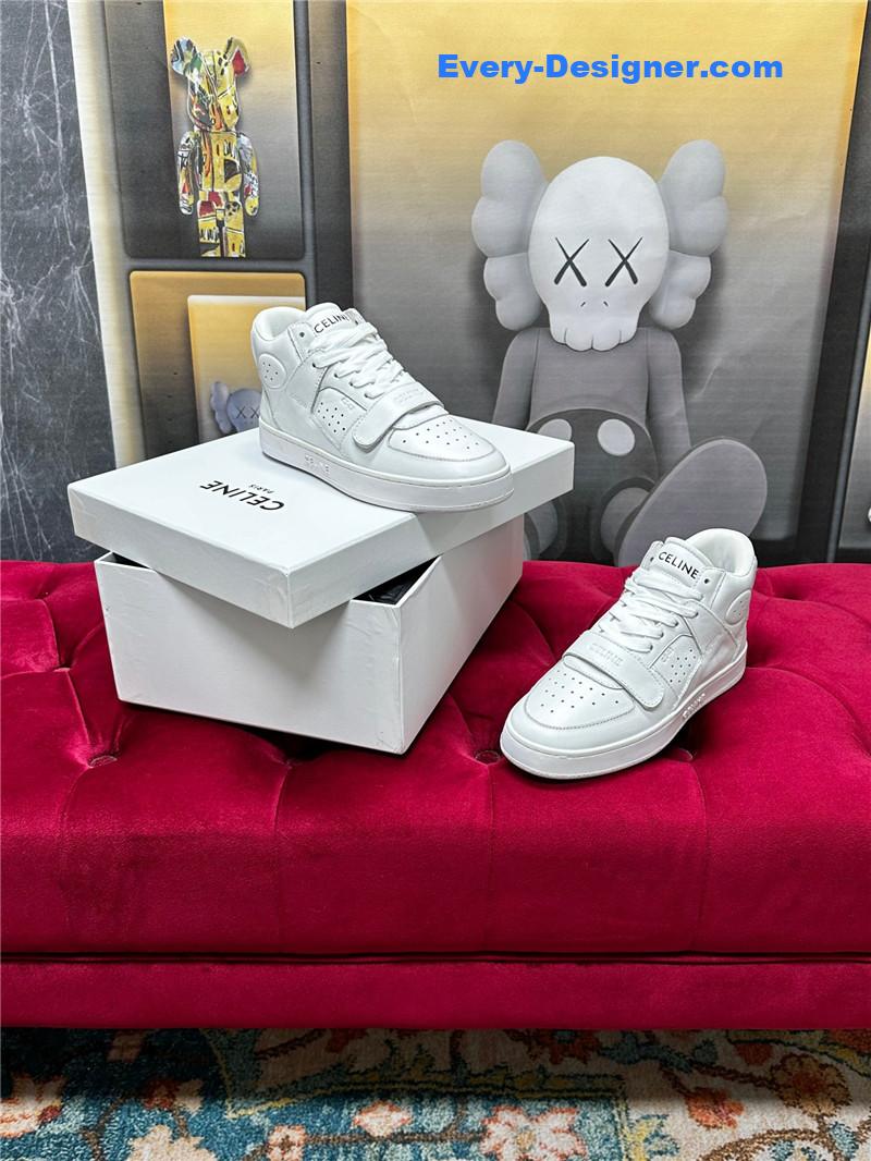 celine new color matching sneakers white shoes
