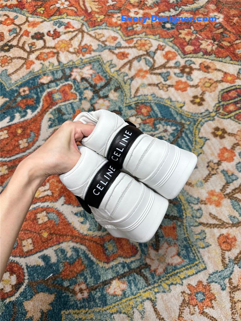 Ce1i*e new color matching sneakers white shoes