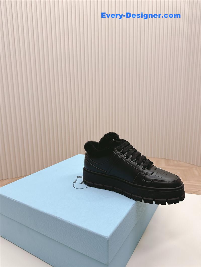 Pra*a wool high top sneakers and boots