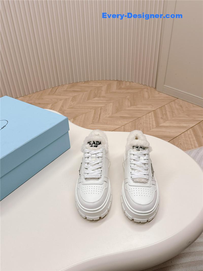 Pra*a wool high top sneakers and boots