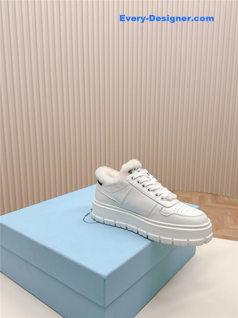 Pra*a wool high top sneakers and boots