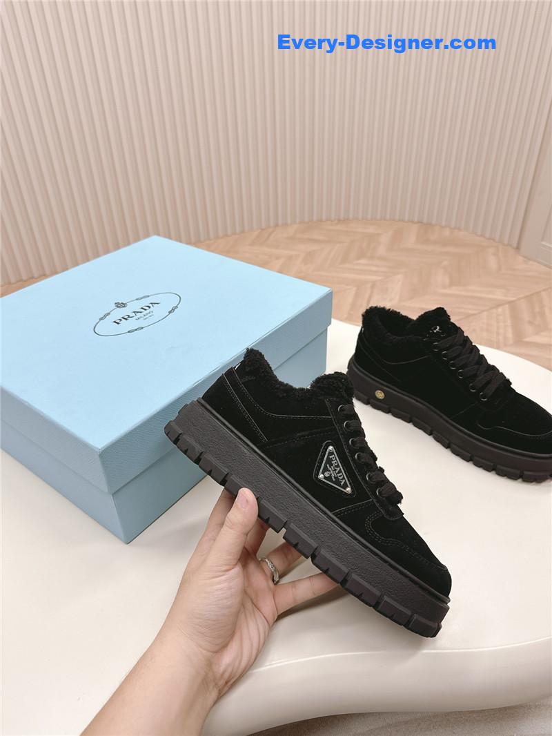 Pra*a wool high top sneakers and boots