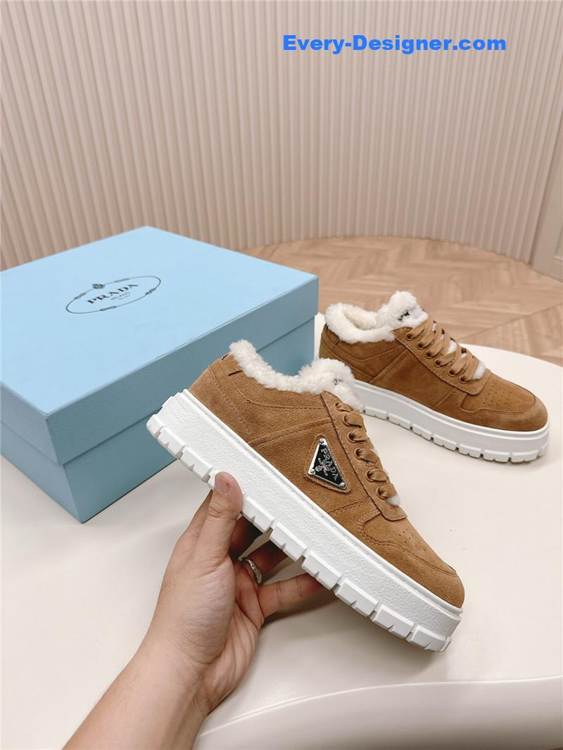 Pra*a wool high top sneakers and boots