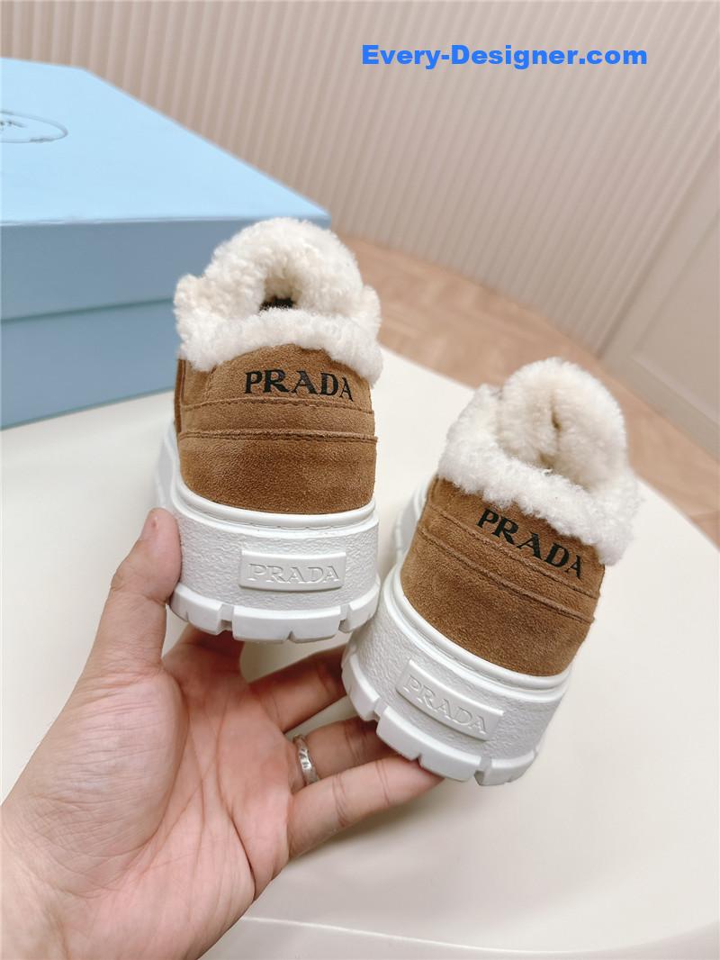 Pra*a wool high top sneakers and boots