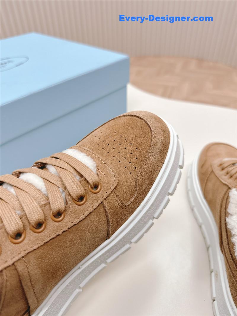 Pra*a wool high top sneakers and boots