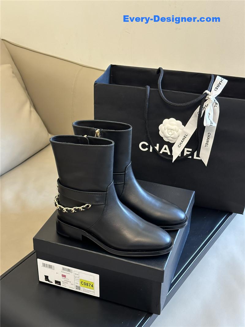 CC autumn and winter chain short boots