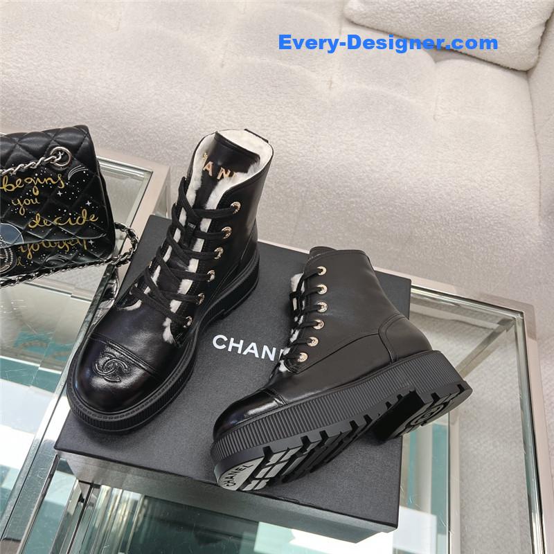 CC new thick-soled lambswool boots