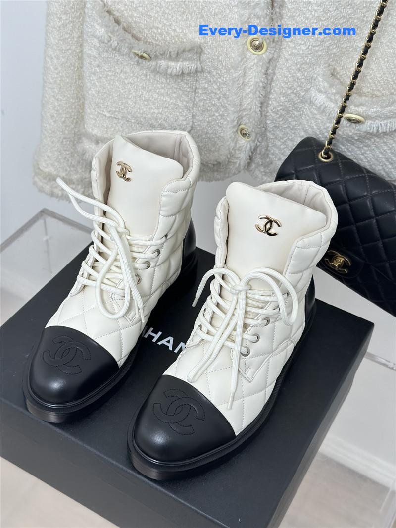 CC diamond platform boots