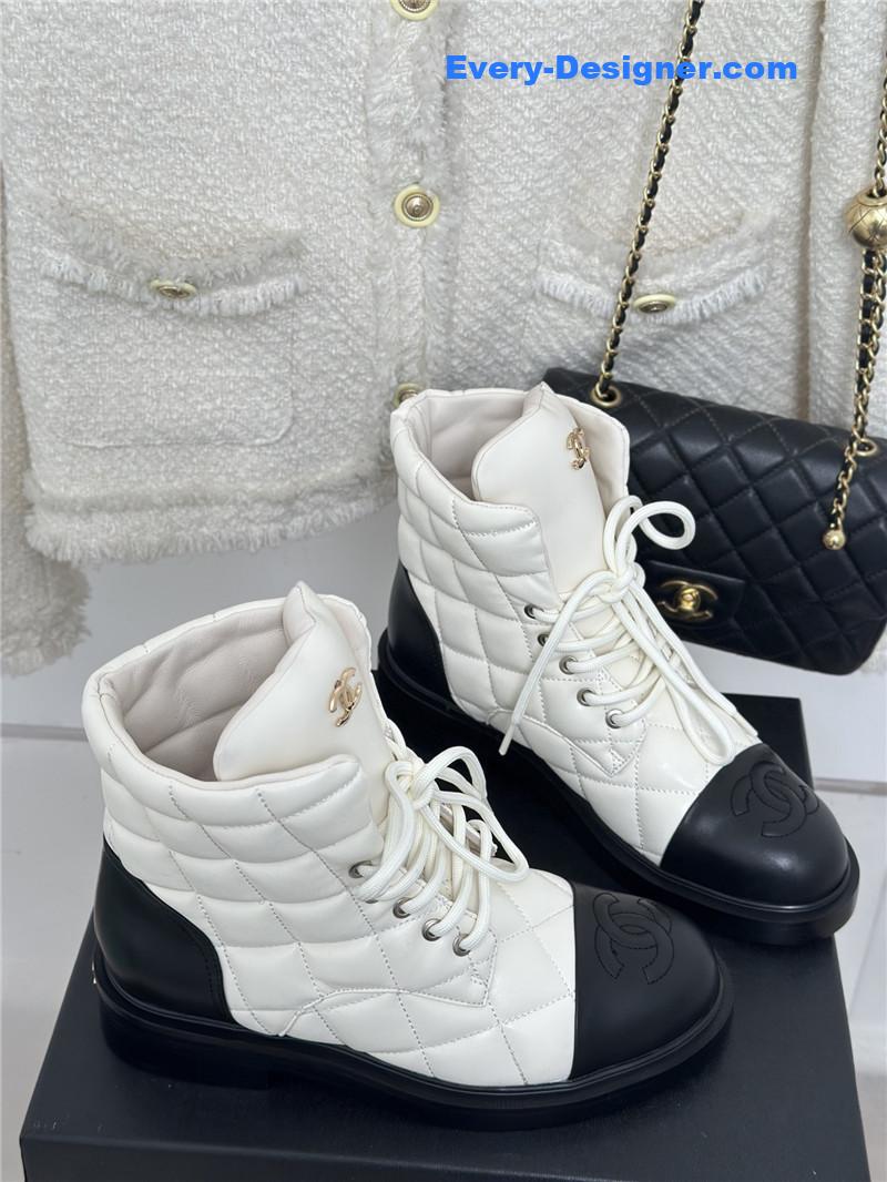 CC diamond platform boots