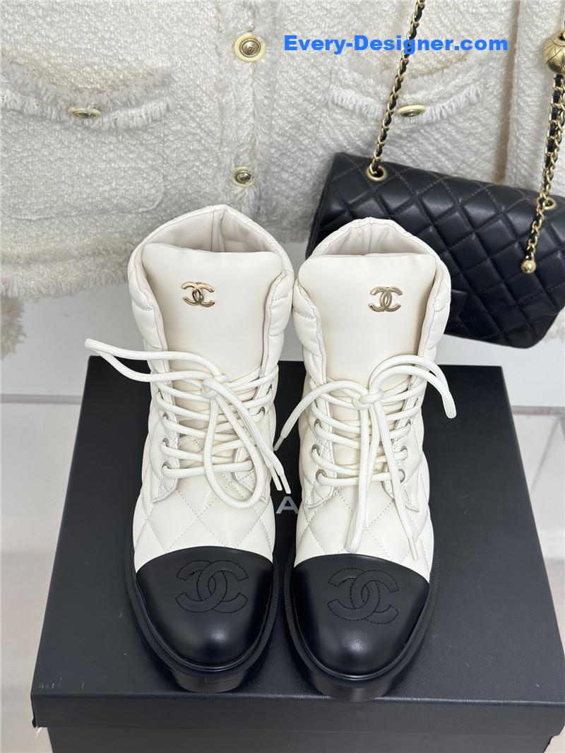 CC diamond platform boots