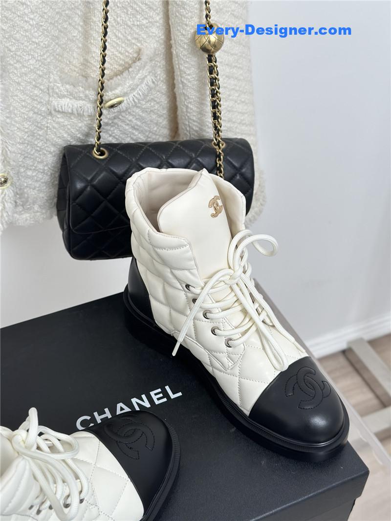CC diamond platform boots