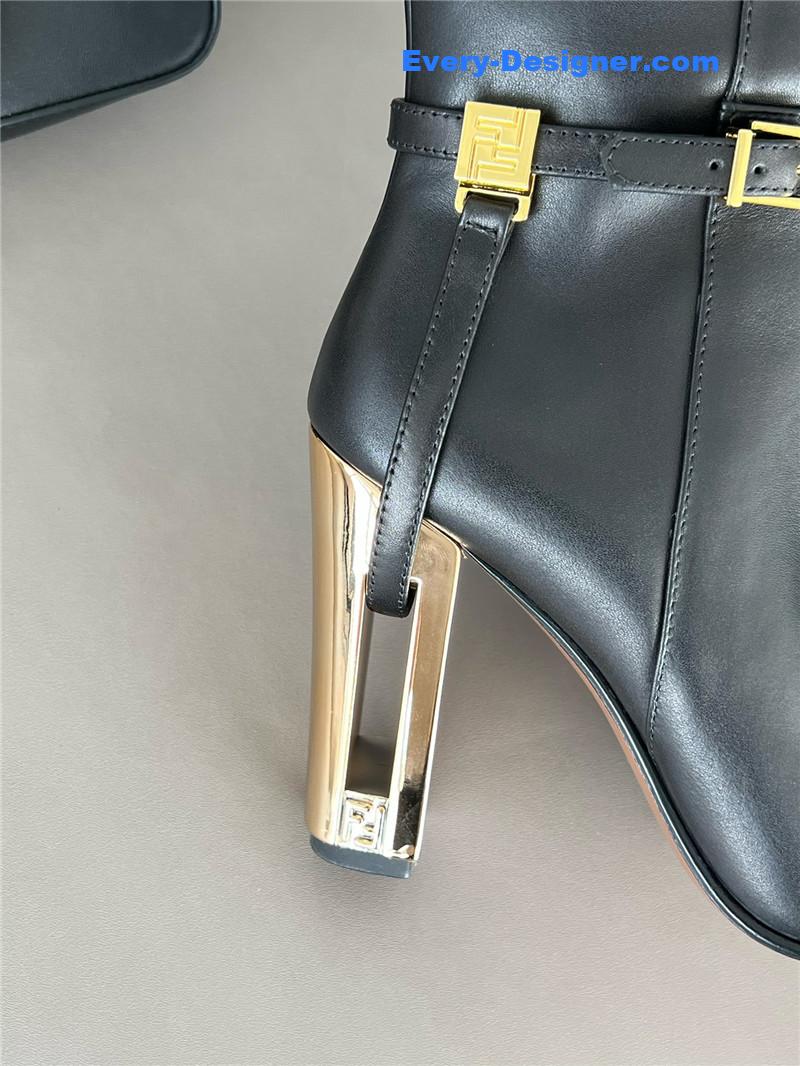 F**di autumn and winter delfina original calfskin high boots