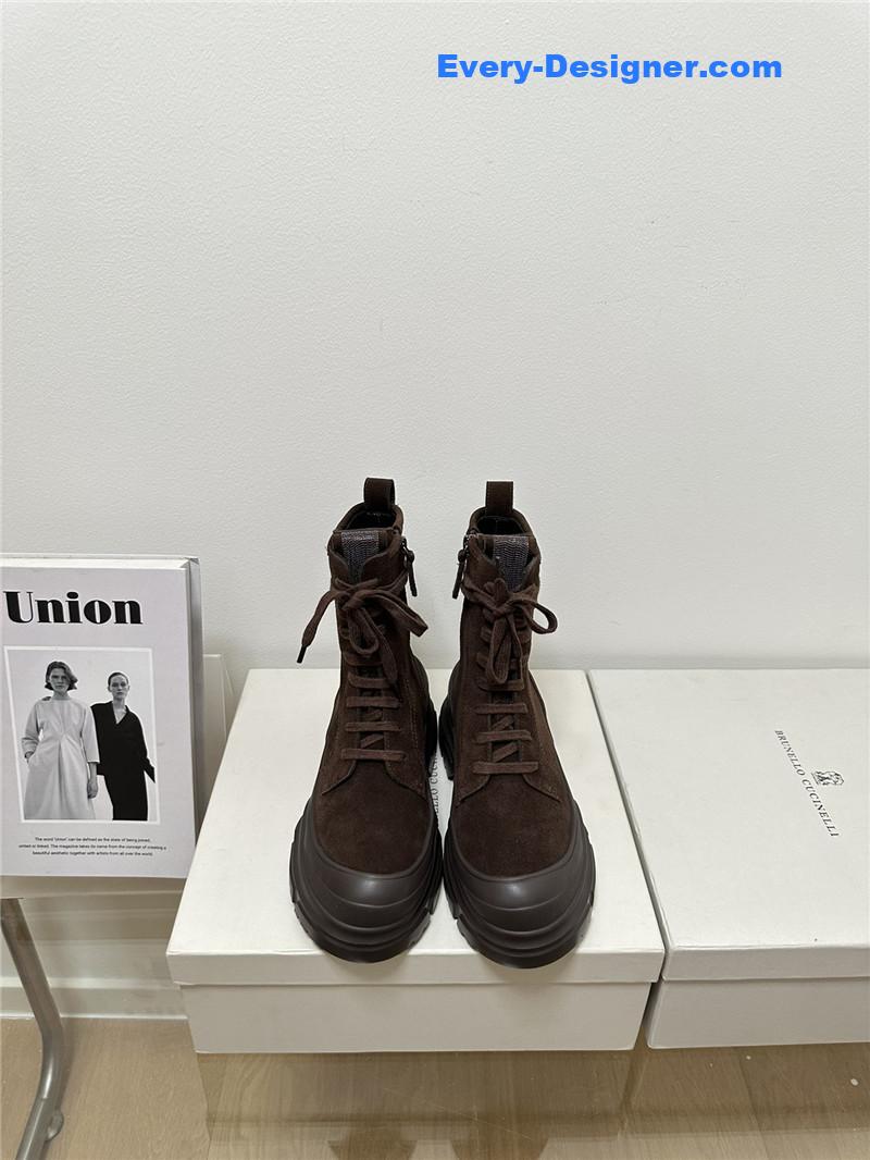 runello cinelli new lace-up Martin boots