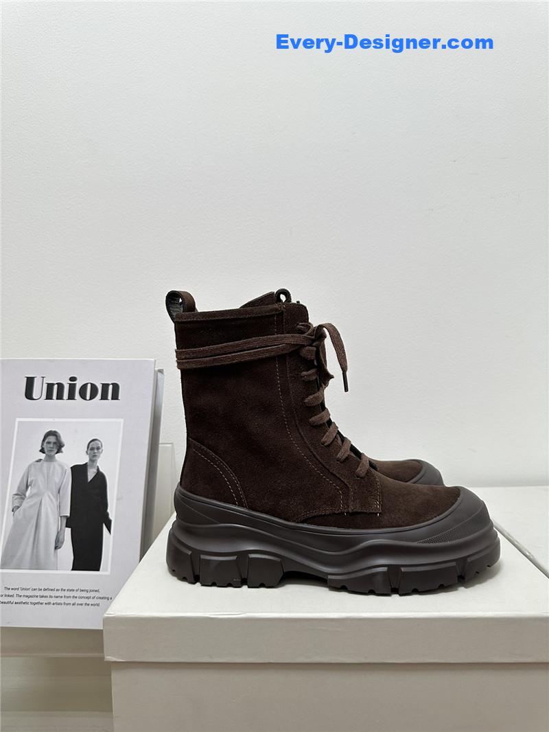 runello cinelli new lace-up Martin boots