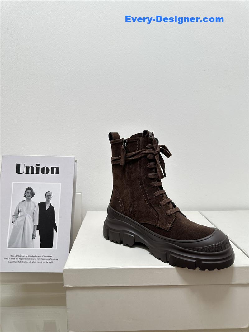 runello cinelli new lace-up Martin boots