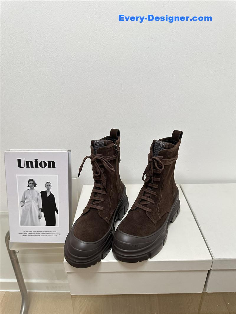 runello cinelli new lace-up Martin boots