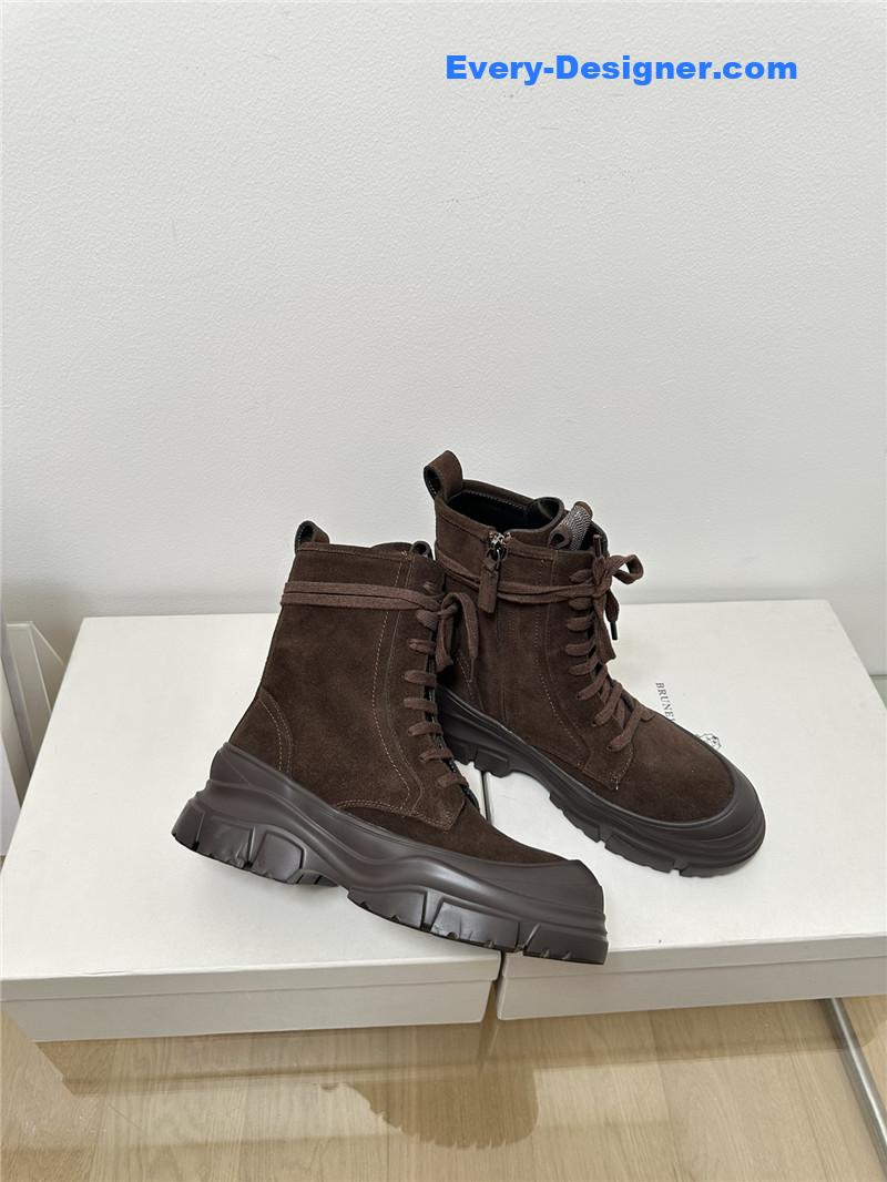 runello cinelli new lace-up Martin boots